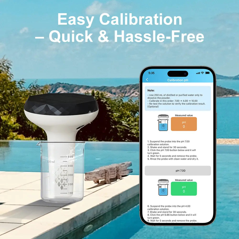 Kactoily 6-in-1 Solar Pool Monitor