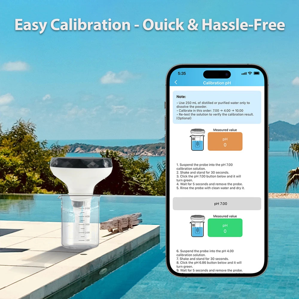 Kactoily 6-in-1 Solar Pool Monitor