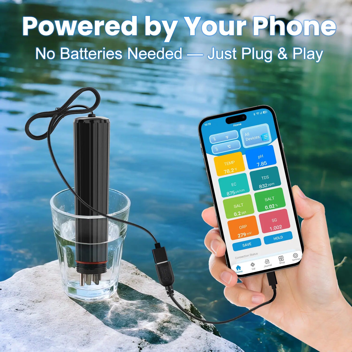 Kactoily 7-in-1 Portable Water Tester