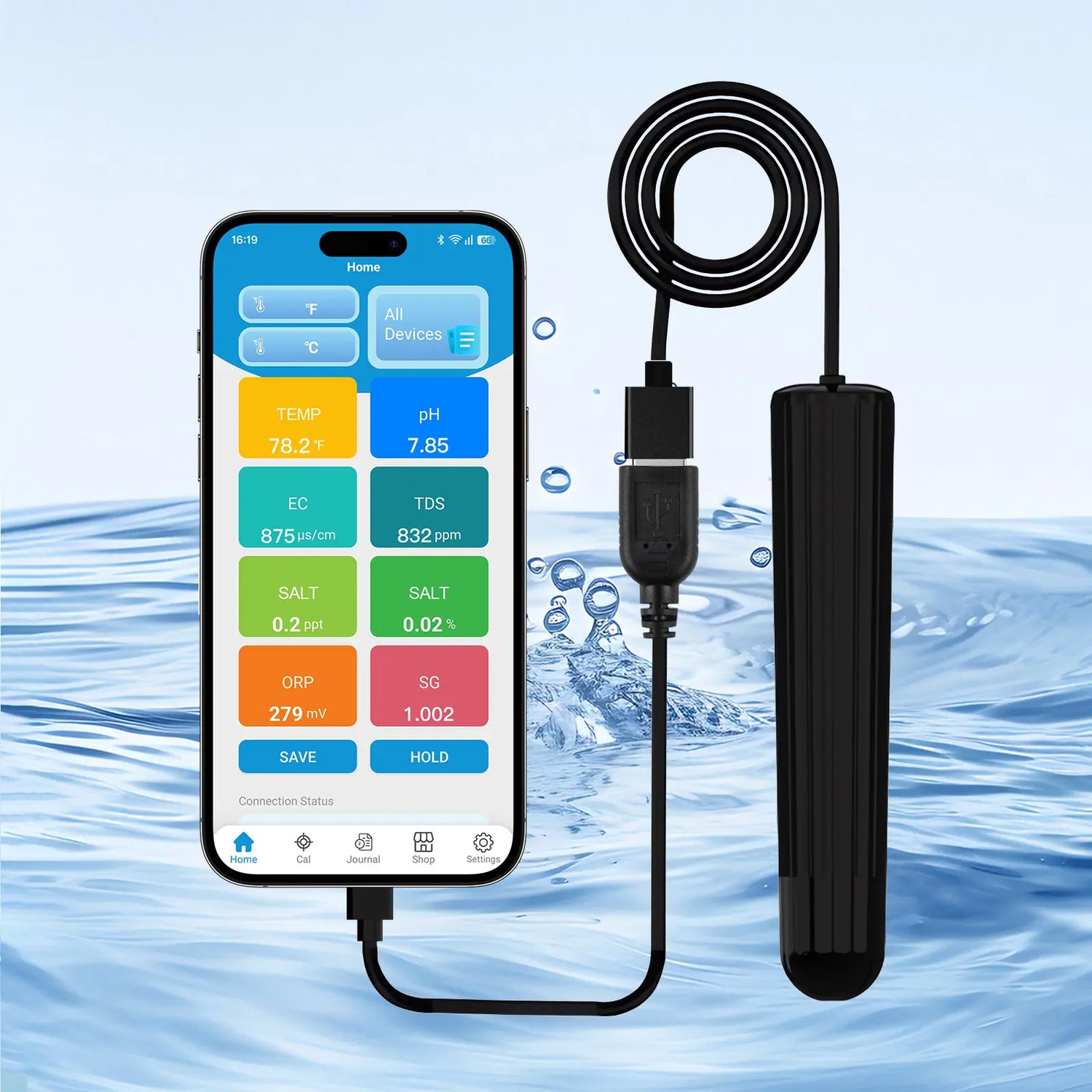 Kactoily 7-in-1 Portable Water Tester