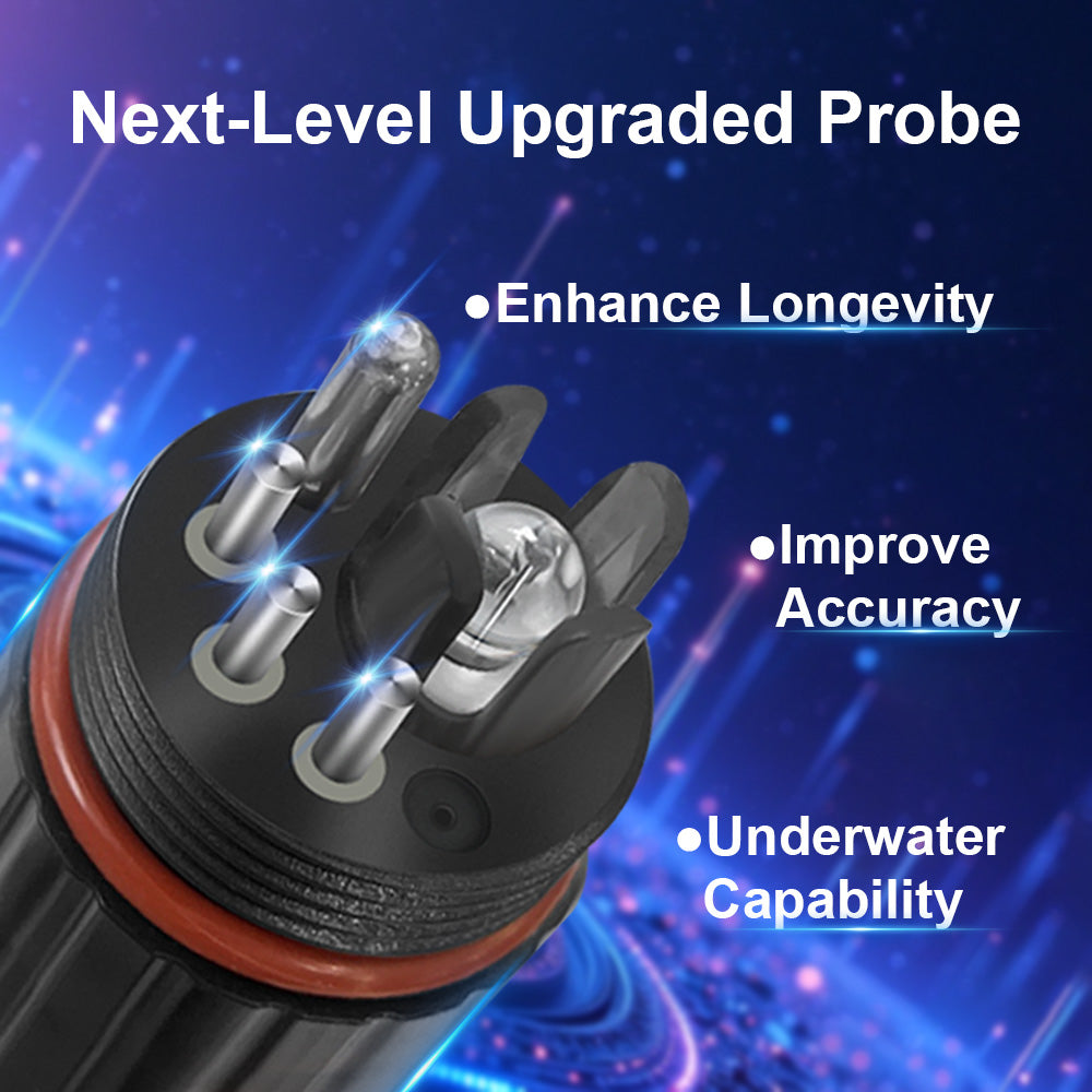 Kactoily Smart 7-in-1 Aquarium WiFi Monitor – Long Range Version