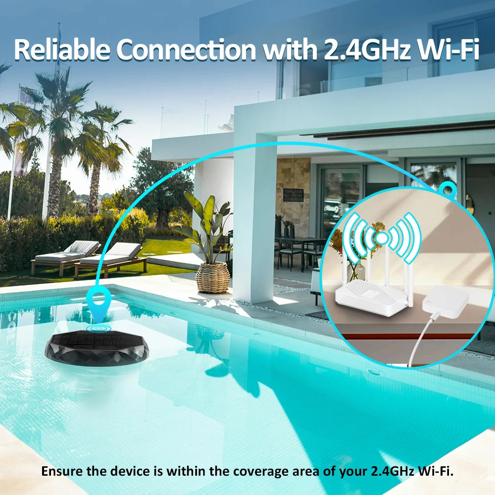 Kactoily 6-in-1 Solar Pool Monitor