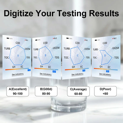 Kactoily 9-in-1 Digital Water Quality Tester