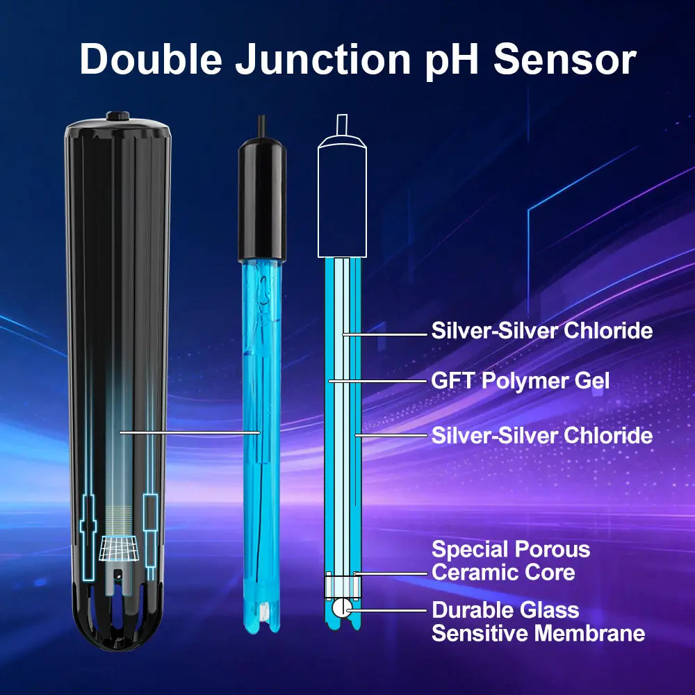 Kactoily Smart 7-in-1 Aquarium WiFi Monitor – Long Range Version