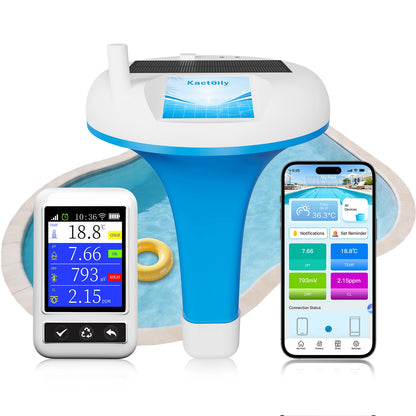 Kactoily 4-in-1 WiFi Pool Monitor