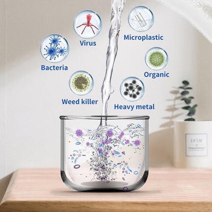 Kactoily 6-in-1 Drinking Water Analyzer-Bacteria, Virus, Microplastic